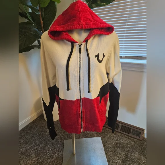True Religion Full Zip Hoodie - Picture 2 of 3